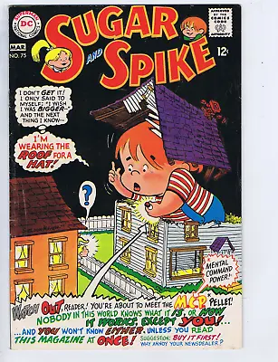 Buy Sugar And Spike #75 DC 1968 In '' The Mystery Of The Mischievous Marble ! '' • 19.92£