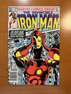 Buy Invincible Iron Man #170 (1983) Newsstand 1st Full App James Rhodes Iron Man • 15.88£