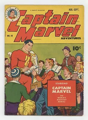 Buy Captain Marvel Adventures #48 VG/FN 5.0 1945 • 164.88£