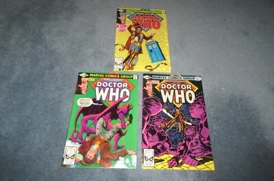 Buy Marvel Premiere #57, 58, 59 - Doctor Who - Lot Of 3 Comics – High-Mid Grade, New • 23.21£
