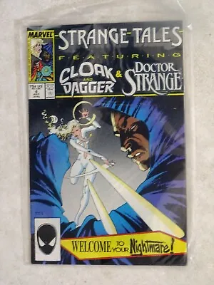 Buy Strange Tales 4 Featuring Dr.Strange And Cloak And Dagger NM/VF  1987 Series • 3£