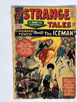 Buy Strange Tales #120 (1964) No Back Cover; 1st Team-up Human Torch And Iceman I... • 12.04£