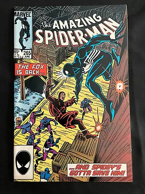 Buy THE AMAZING SPIDER-MAN 265  1ST APP OF SILVER SABLE AND WILD PACK Marvel 1985 • 15.99£