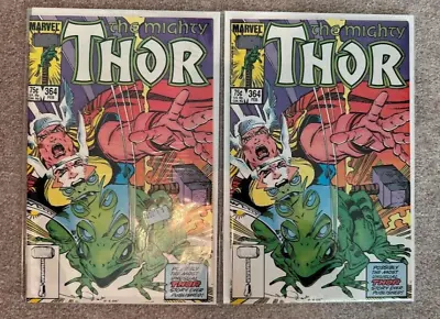 Buy Thor #364 Marvel Comics 1986 1st Appearance Throg Frog Thor MCU Lot • 11.07£