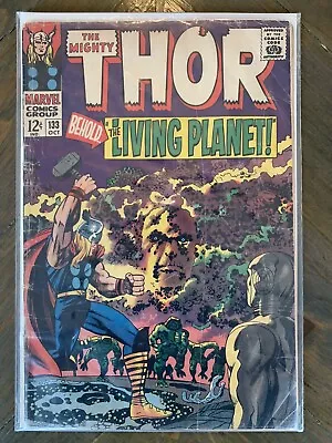 Buy MARVEL - THE MIGHTY THOR #133 (1966) 1st FULL Appearance EGO THE LIVING PLANET • 39.98£