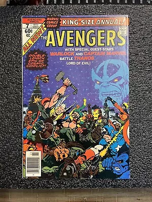 Buy The Avengers #7 Death Of Warlock - Marvel Comics! 1977 • 23.99£