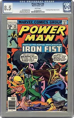 Buy Power Man And Iron Fist Luke Cage #48 CGC 8.5 1977 0278387003 • 79.95£