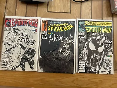 Buy Web Of Spider-Man #33 Spectacular Spider-Man #133 Amazing Spider-Man 295 • 35£