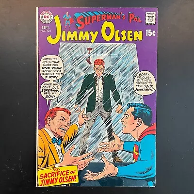 Buy Superman's Pal Jimmy Olsen 123 Silver Age DC 1969 Curt Swan Comic Book Shooter • 9.61£