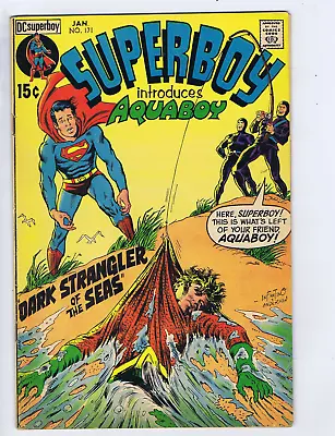 Buy Superboy #171 DC 1971 Superboy Introduces Aquaboy ! 1st Appearance Aquaboy • 21.59£