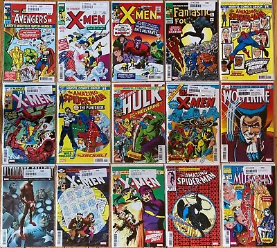Buy Marvel Facsimile Lot Amazing Spider-Man Hulk 181 X-Men 1 Avengers 1 NEW NM/NM+ • 56.24£