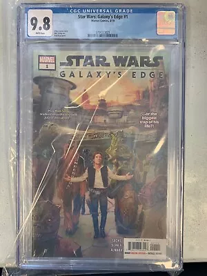 Buy Star Wars Galaxy's Edge #1 CGC 9.8 1st Dok-Ondar Scarce Marvel Comics 2019 • 157.63£