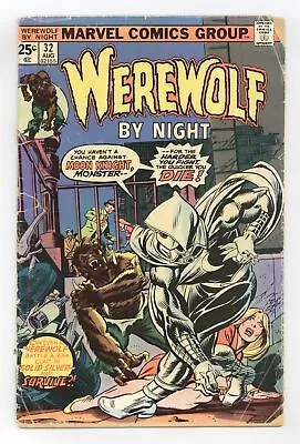 Buy Werewolf By Night #32 GD 2.0 1975 1st App. Moon Knight • 458.55£