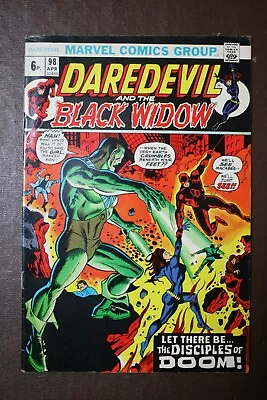 Buy Marvel Comics. DAREDEVIL & The Black Widow. Number 98 April 1973 Issue • 5£