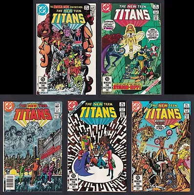 Buy New Teen Titans #24-28 1st Cameo & Full Appearance Of Terra! DC 1982 • 22.50£