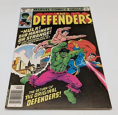 Buy The Defenders #78 Marvel Comics Hulk Dr Strange Sub-Mariner • 4.01£