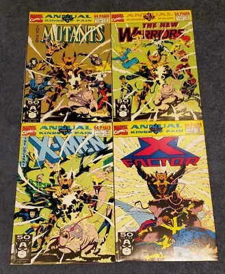 Buy 1991 Annual Kings Of Pain X-Men Crossover 1 2 3 4 X-Factor New Mutants Warriors • 9.48£