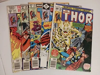 Buy THOR #263 275 286 287 299 (1978 Marvel) 1st Sigyn Hermod Metabo Dragona Variant • 14.44£