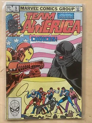 Buy Team America #9, Marvel Comics, February 1983, FN • 5.70£