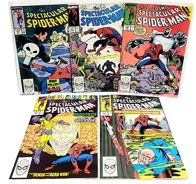 Buy 1990 Peter Parker Spectacular Spider-Man 143 157 160 163 165 5x Lot Buscema~F-VF • 2.36£
