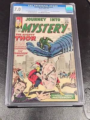 Buy Journey Into Mystery #101 Cgc 7.0   2nd Avengers Crossover Marvel Thor • 185.27£