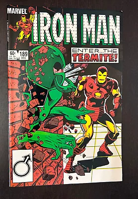 Buy IRON MAN #189 (Marvel Comics 1984) -- Copper Age Superheroes -- NM- • 7.67£