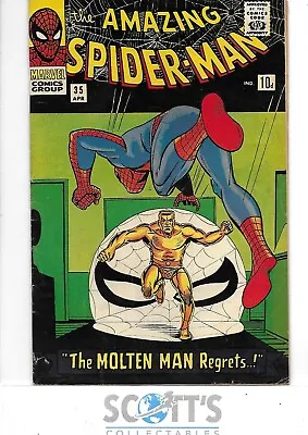 Buy Amazing Spider-man   #35   Fn   2nd Molten Man  • 100£