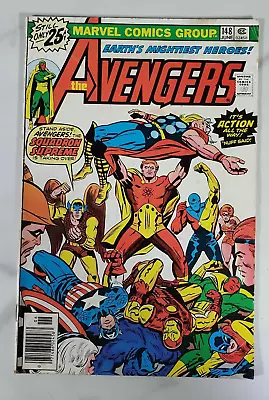 Buy Avengers #148 1976 Squadron Supreme Jack Kirby Cover George Perez Comic Art • 3.16£