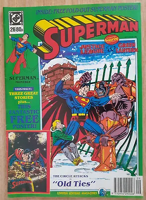 Buy Superman Monthly #26 September 1989 London Editions • 9£