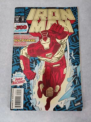 Buy Marvel Iron Man #300 Celebration Foil Cover  1994 Comicbook Refer To Pics • 7.90£