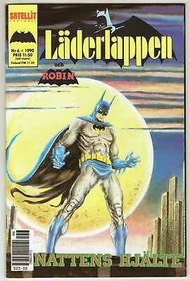 Buy BATMAN #6 *SWEDISH EDITION* Classic Batman Cover! DC COMICS 1990 RARE 1 • 78.39£