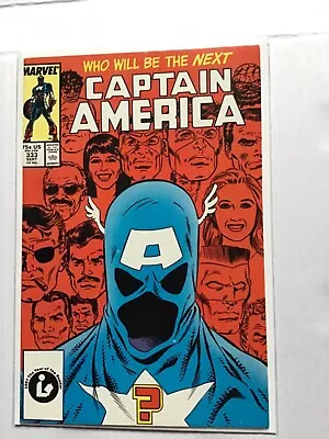 Buy Captain America # 333 John Walker As Captain America First Print Marvel Comic  • 49.95£