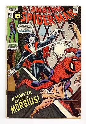 Buy Amazing Spider-Man #101 GD+ 2.5 1971 1st App. Morbius • 154.79£