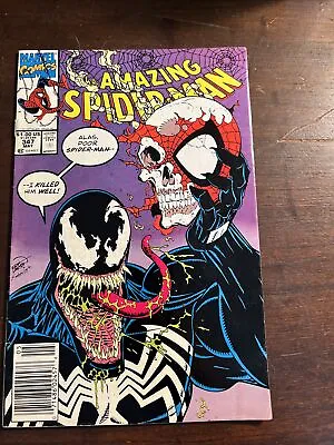 Buy Amazing Spider-Man #347 Marvel Comics Venom App Iconic Larsen Cover • 11.83£