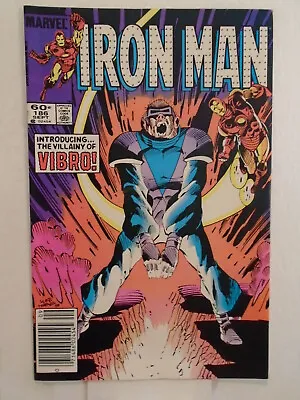 Buy Marvel INVINCIBLE IRON MAN #186 (1984) 1st Appearance Of Vibro, Steve Mitchell • 2.18£