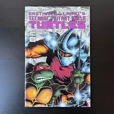 Buy Teenage Mutant Ninja Turtles #10 (Mirage, 1987)  FN Fine -  White Pages Pullout! • 75£