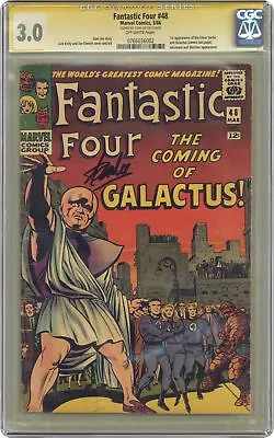 Buy Fantastic Four #48 CGC 3.0 SS Stan Lee 1966 0766036002 1st App. Galactus • 1,857.93£