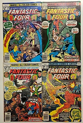 Buy Marvel Comic Bronze Age Key 4 Issue Lot Fantastic Four 186 187 188 189 VG/FN • 0.99£