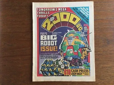 Buy Vintage 2000ad Comic Prog 120 - July 79 Judge Dredd Abc Warriors • 3£