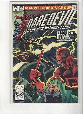 Buy Daredevil #168 - 1st Elektra Appearance - Marvel - 1981 - Key Issue • 125£