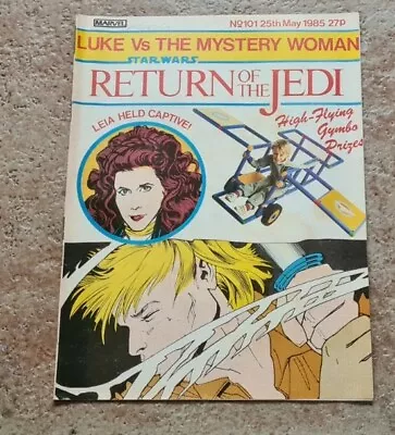 Buy Star Wars Weekly Comic -Return Of The Jedi - No 101 - 25/05/1985 Marvel UK Comic • 3.50£