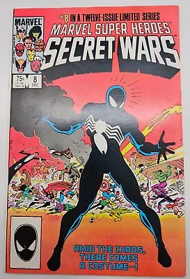 Buy Marvel Comics Super Heros Secret Wars #8(1984) 1st Black Suit Spiderman  • 115.51£