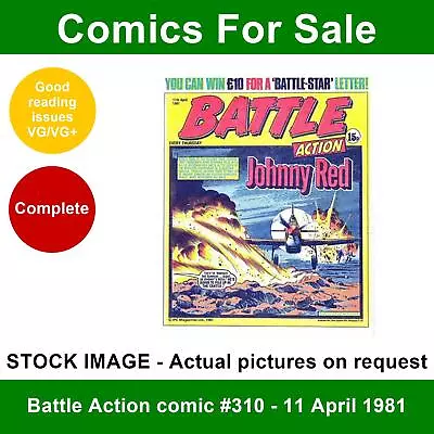 Buy Battle Action Comic #310 - 11 April 1981 - VG/VG+ - Advertures Of The S.A.S. • 3.99£