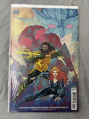 Buy Dc Comics Justice League/aquaman Drowned Earth #1 Dec 2018 Manapul Variant • 1.32£