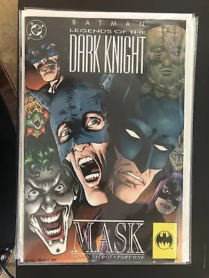 Buy BATMAN LEGENDS OF THE DARK KNIGHT JOKER 39-40 MASK FULL STORY - Joker DC 1992 NM • 8£