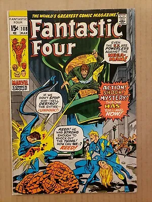 Buy Fantastic Four #108 Nega-Man 1971 FN • 12£