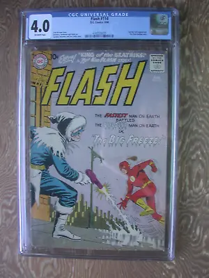 Buy Flash #114  CGC 4.0   Captain Cold Appears, Kid Flash Backup Story  1960 • 159.90£