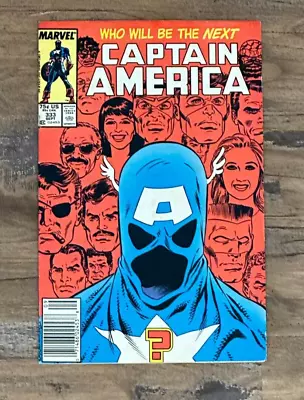 Buy Captain America #333 (Marvel 1987) 1st App. Of John Walker As Captain America • 6.39£