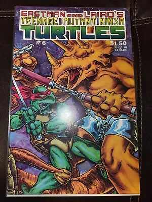 Buy Teenage Mutant Ninja Turtles Comic Book #6 First Printing 1986 Mirage Studios • 24.11£