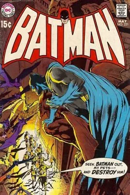 Buy DC Comics Batman Vol 1 #221 1970 5.0 VG/FN • 63.29£